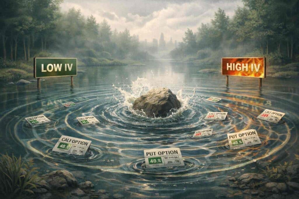 The Calm Pond Strategy: Riding IV Ripples Before the Crowd Piles In