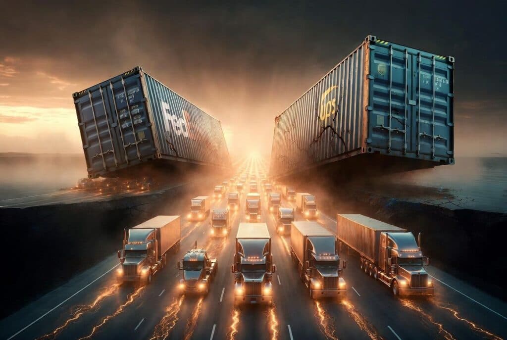 Trucking Volumes Soar but FedEx and UPS Tank — Here’s What’s Next